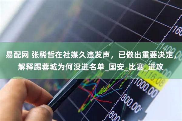 易配网 张稀哲在社媒久违发声，已做出重要决定，解释踢蓉城为何没进名单_国安_比赛_进攻