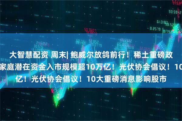 大智慧配资 周末| 鲍威尔放鸽前行！稀土重磅政策发布！高盛：中国家庭潜在资金入市规模超10万亿！光伏协会倡议！10大重磅消息影响股市